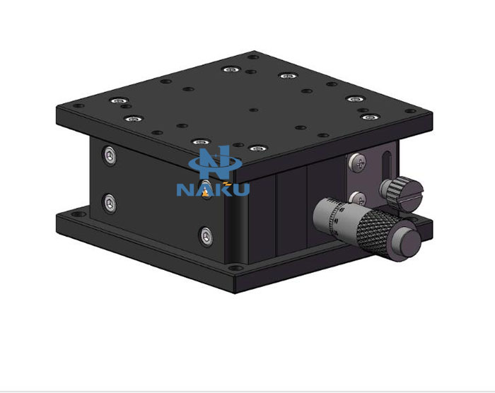 Double Guide Rail Z-axis Manual Precise Fine Tuning Platform R20-802J 80*80